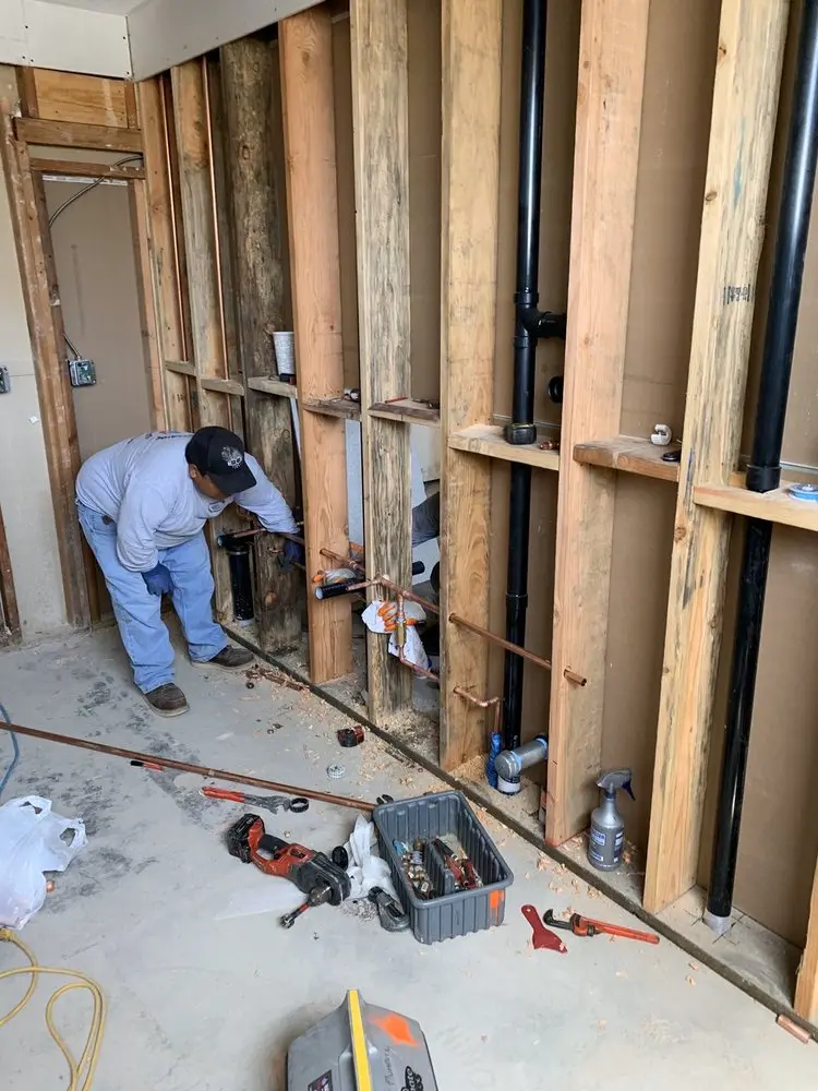 Commercial rough-in plumbing for Water Heater Replacement in East Walpole